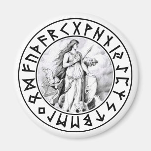 Íman protetor do Rune de Freya do ímã