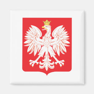 Íman Protetor polonês do vermelho de Eagle