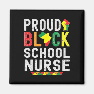 Íman Proud Black School Nurse Black History Month For A