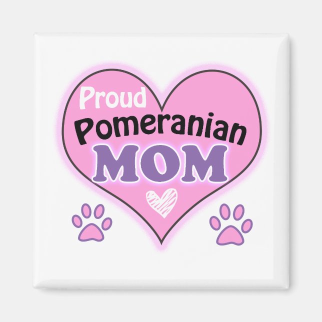 Íman Proud Pomeranian Mom (Frente)