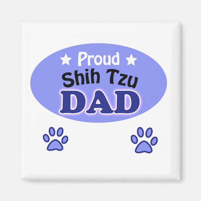 Íman Proud Shih Tzu pai (Frente)