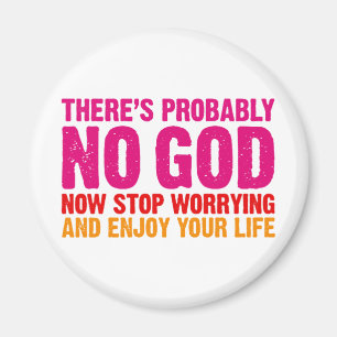 Íman Provavelmente não há deus, agora pare de se preocu