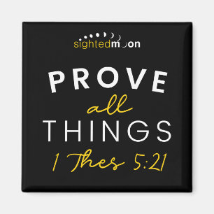 Íman Prove All Things Bible Quote