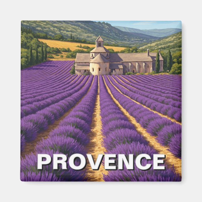 Íman Proveniência França Lavanda Fields Abbaye de Sénan (Frente)