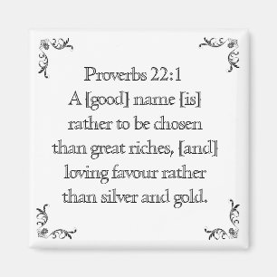Íman Provérbios 22:1