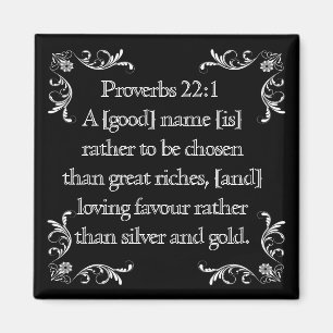 Íman Provérbios 22:1 -