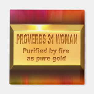 Íman Proverbs 31 Magnet Para Mulheres