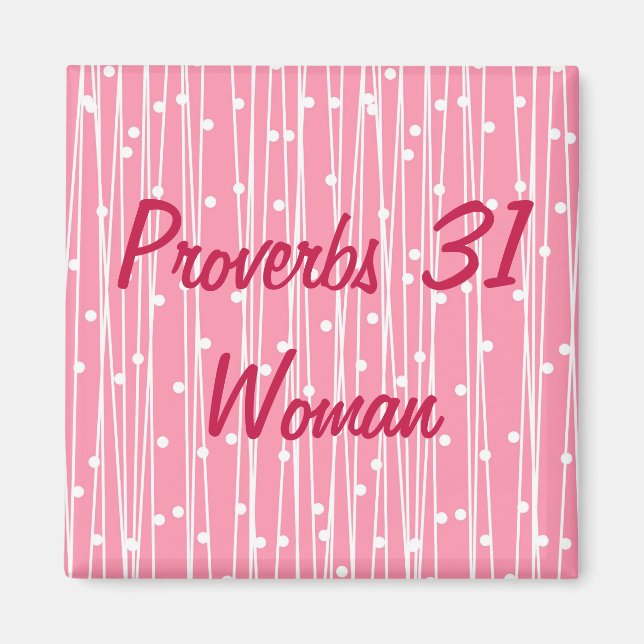 Íman Proverbs Rosa 31 Mulher (Frente)