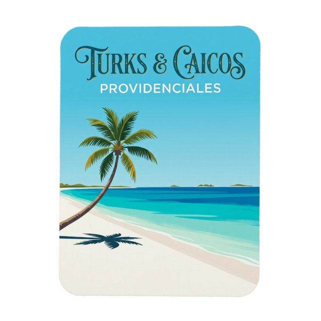 Íman Providenciales Ilhas Turcas e Caicos (Vertical)