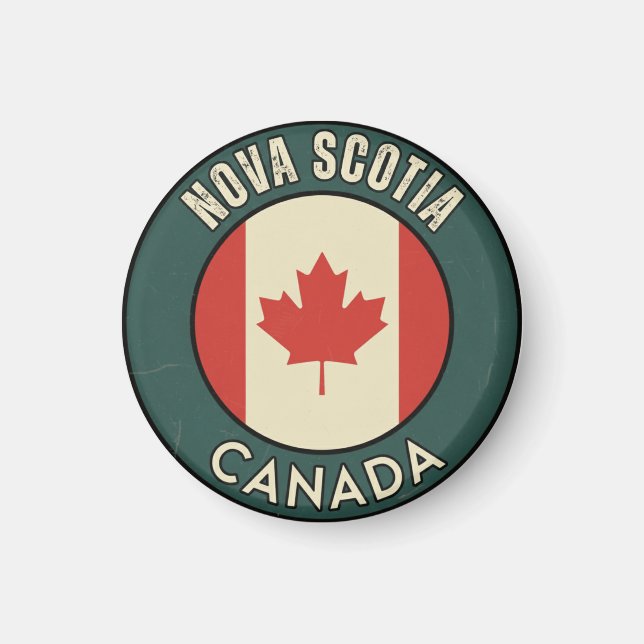 Íman Província da Nova Escócia Canadá (Frente)