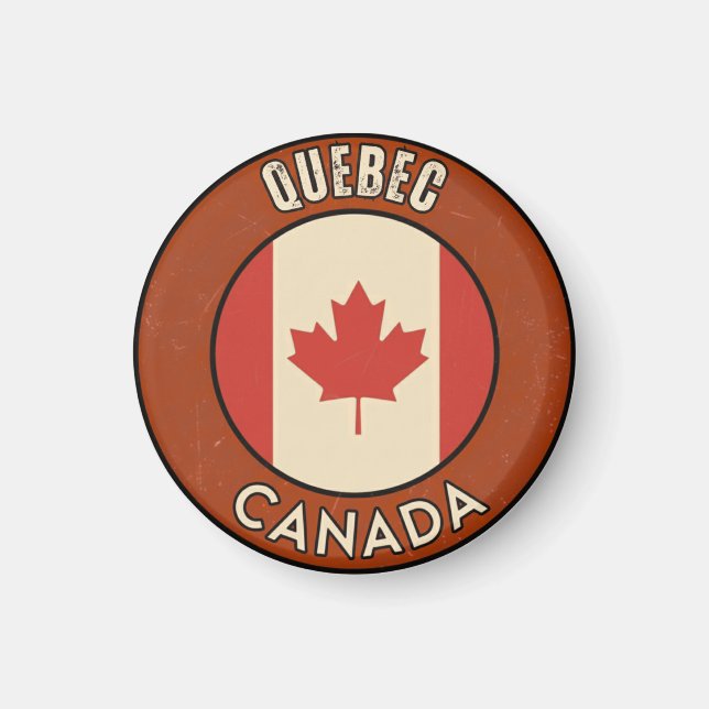 Íman Província de Quebec Canadá (Frente)