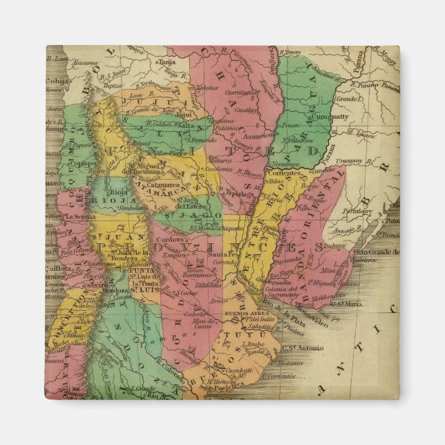 Íman Províncias Unidas, Chili, Patagônia (Frente)