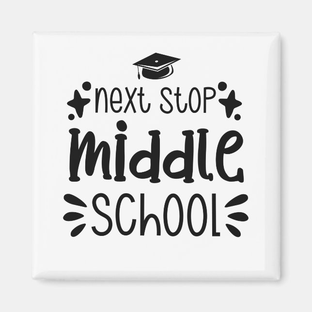 Íman Próxima Parada da Escola Média (Frente)