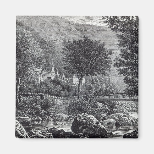 Íman Próximo a Lynmouth, de "Leisure Hour", 1888 (Frente)