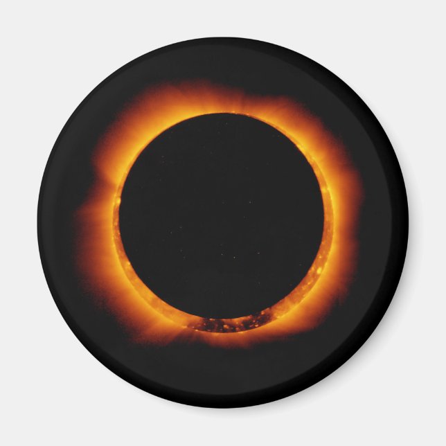Íman Próximo do Eclipse Solar Total (Frente)