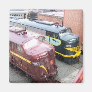 Íman PRR E8A 5809 e ERIE E8A 833 @ Steamtown