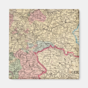 Íman Prússia, mapa dos Estados Alemães