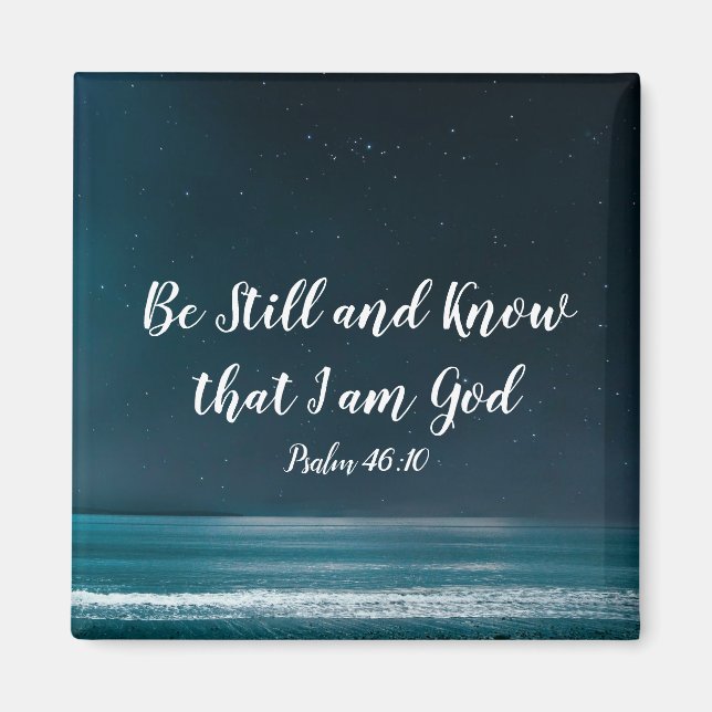 Íman Psalm Fique quieto e saiba que eu sou Deus (Frente)