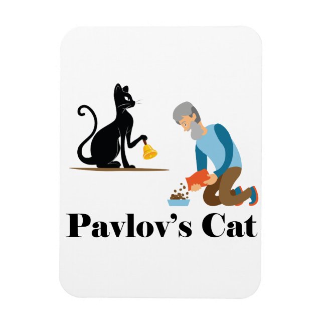 Íman Psicologia Gata de Pavlov (Vertical)