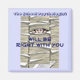 Íman Psicólogo Escolar Enterrado No Magneto Da Papelada