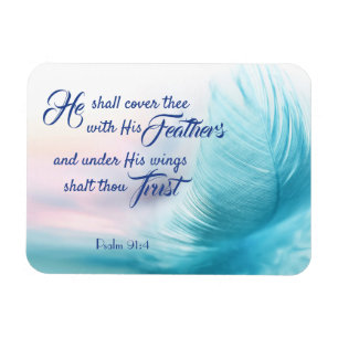 Íman Pslam 91:4 Reis James Magnet