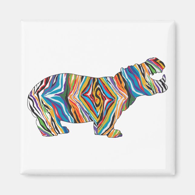 Íman Psychedelic-Hippo (Frente)