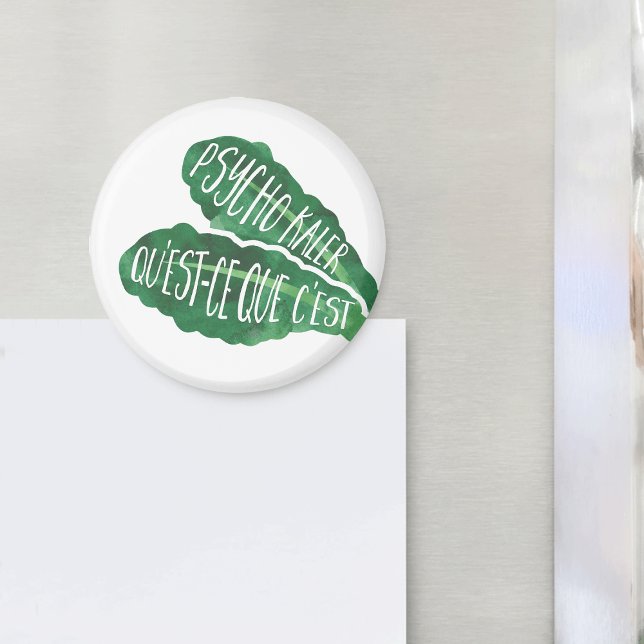 Íman Psycho Kaler | Veggie Pun (Criador carregado)