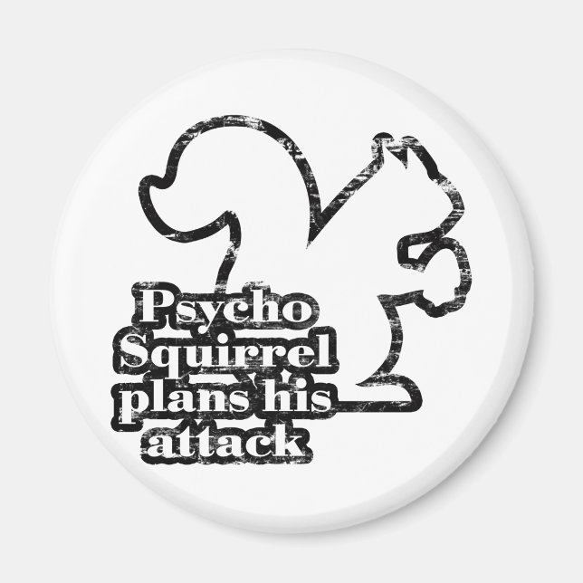 Íman Psycho Squirrel (Frente)