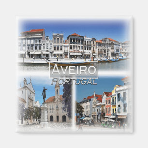 Íman PT0034 Europa, Portugal, Aveiro, geladeira