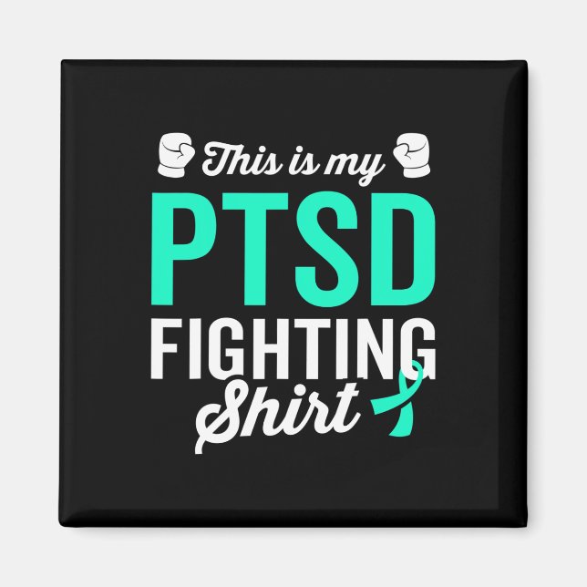 Íman Ptsd Stress Warrior Awarness (Sensibilização para  (Frente)
