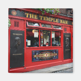 Íman Pub de Bar do Templo Vermelho no ímã da praça Dubl