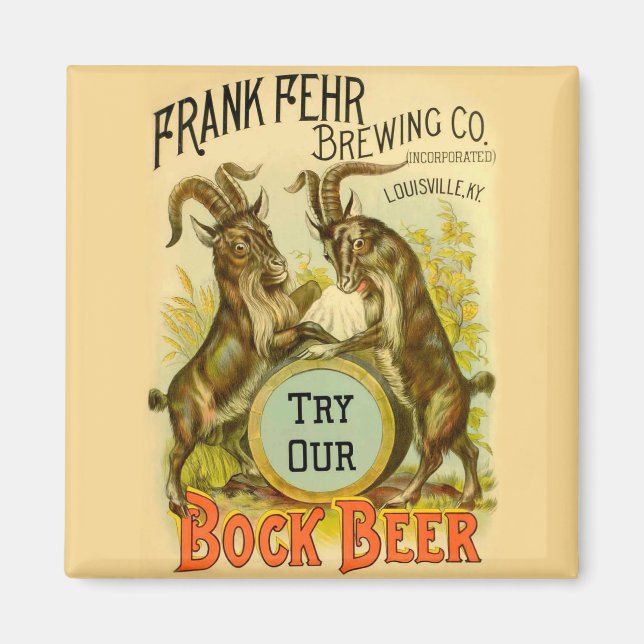 Íman Publicidade à Cerveja Goats Bock (Frente)