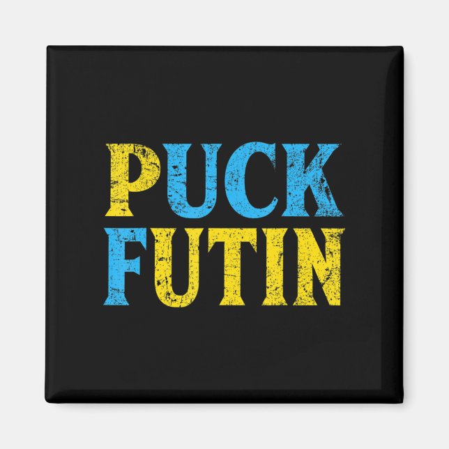 Íman Puck Futin Stand Com Ucrânia Puck Futin Stand Ukr (Frente)