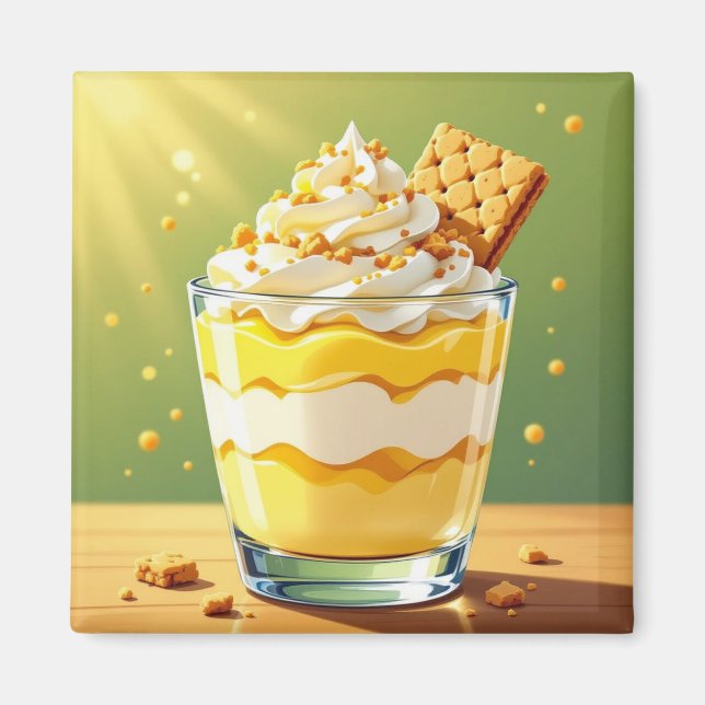 Íman Pudim de Baunilha e Parfait de Creme Chantilly (Frente)