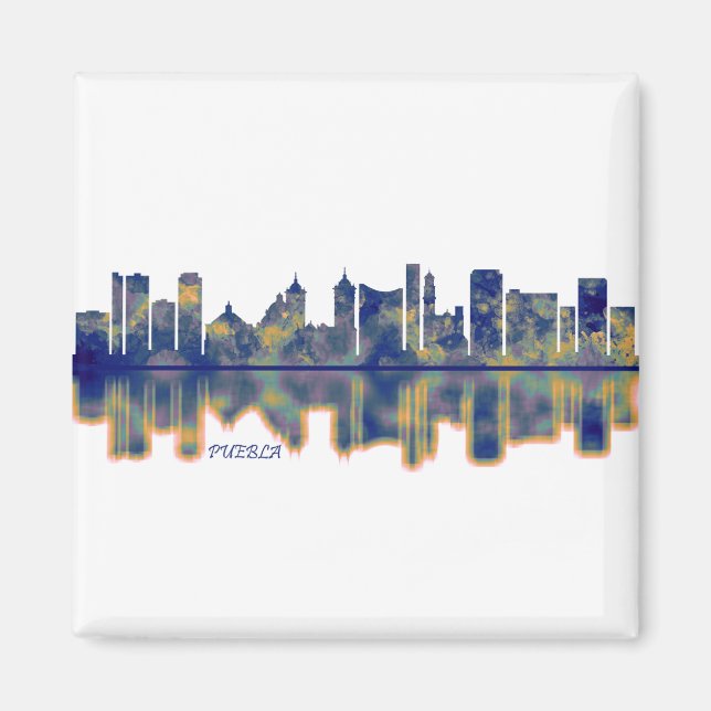 Íman Puebla Skyline (Frente)