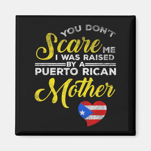 Íman Puerto Rican Funny Quote Puerto Rico Pride Distres (Frente)