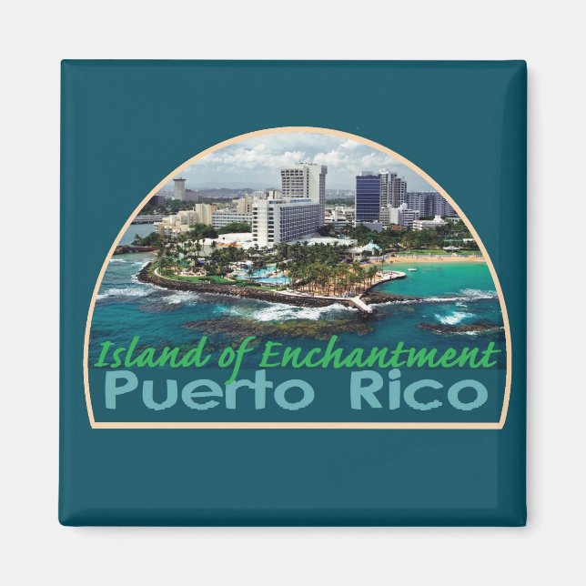 Íman PUERTO RICO Magnet (Frente)