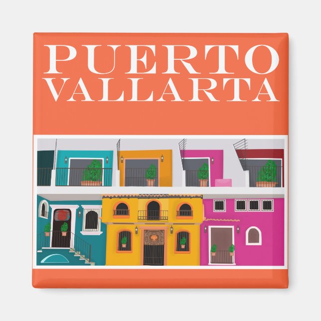 Íman Puerto Vallarta México (Frente)
