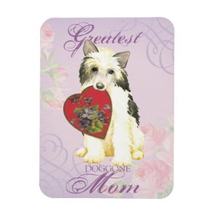 Íman Puff Heart Mãe