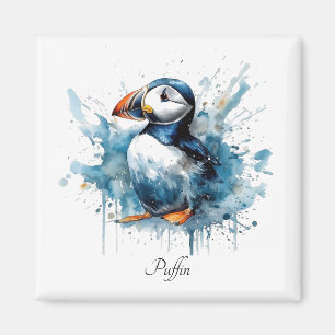 Íman Puffin Splash, personalizado