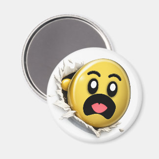 Íman Puffy 3D Emoji Round Magnet