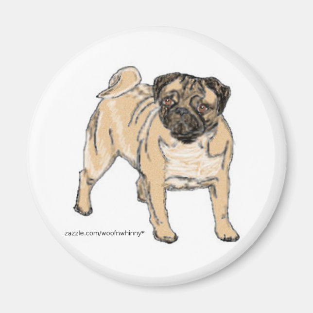 Íman Pug (Frente)