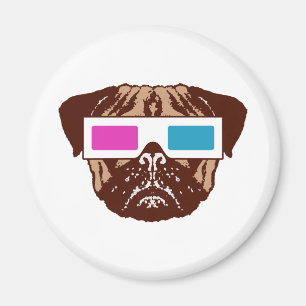 Íman Pug 3D