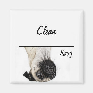Íman Pug Clean / Diry