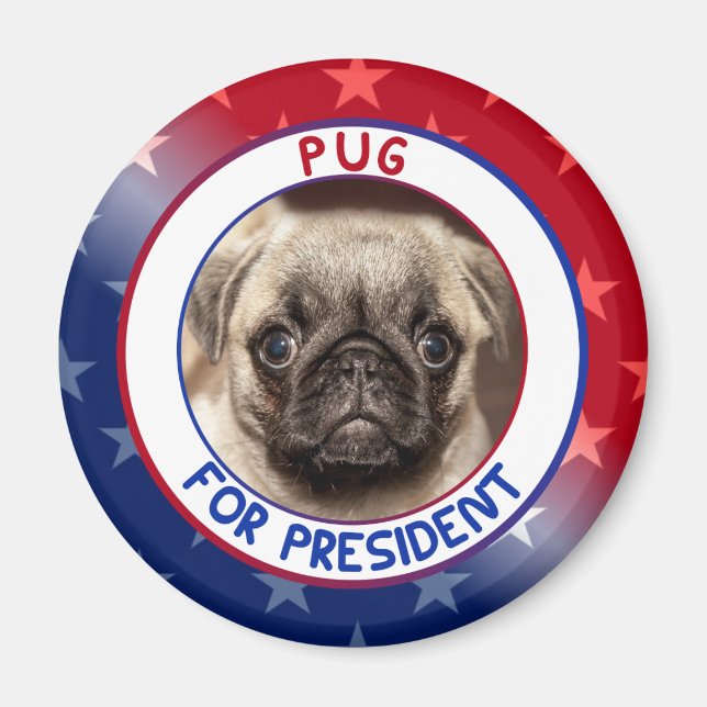 ÍMAN PUG FOR PRESIDENTE (Frente)