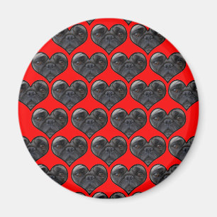 Íman Pug Hearts