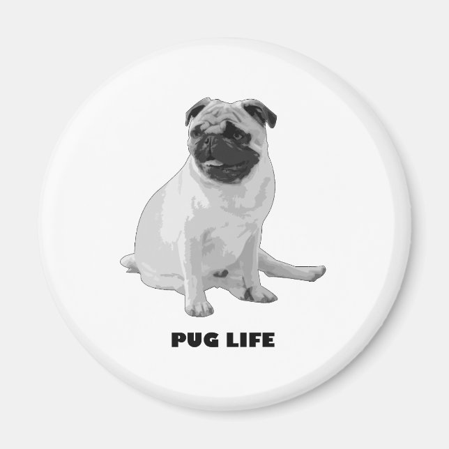 Íman Pug Life (Frente)