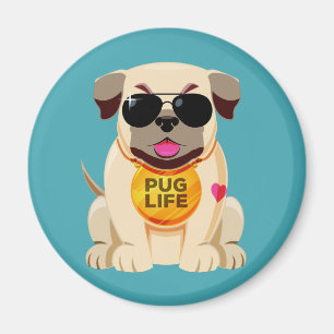 Íman Pug Life magnet