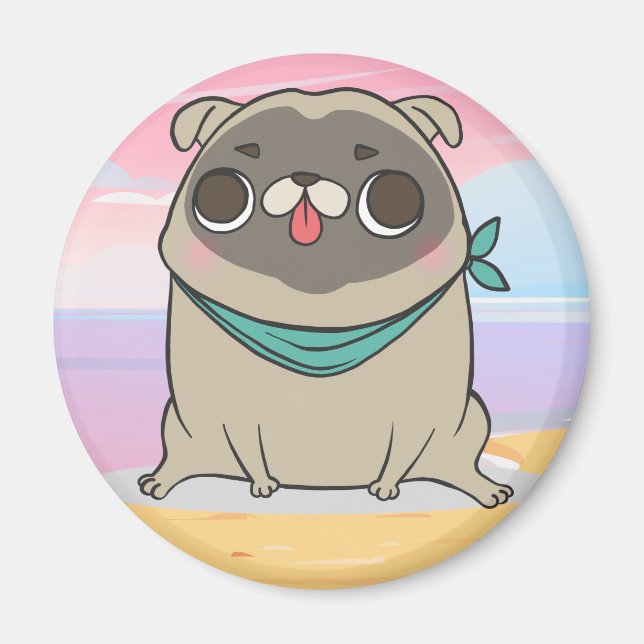 Íman Pug Magnet (Frente)