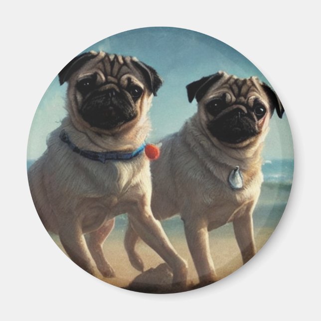 Íman Pug Magnet (Frente)